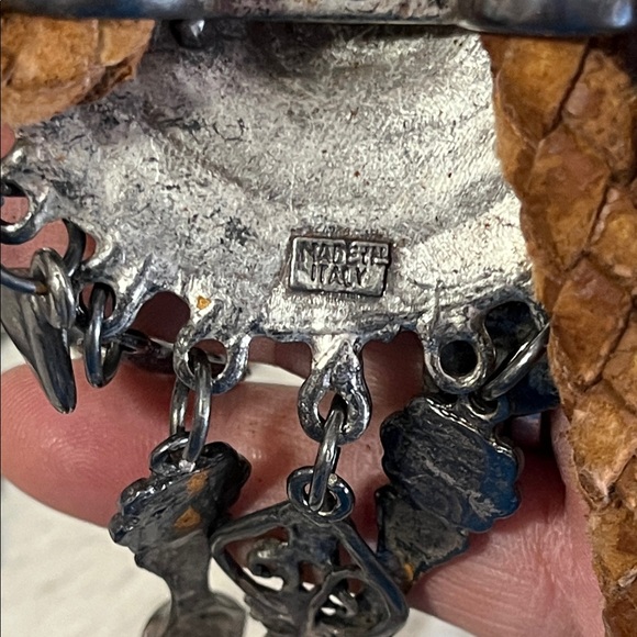 Chic Braided Brown Belt with Intricate Silver Accents main image 7